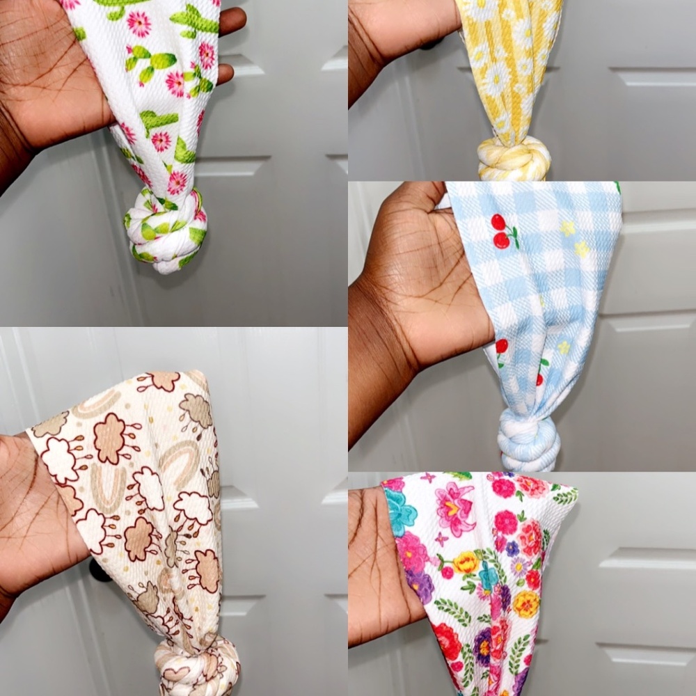 Headwraps, big bows piggies